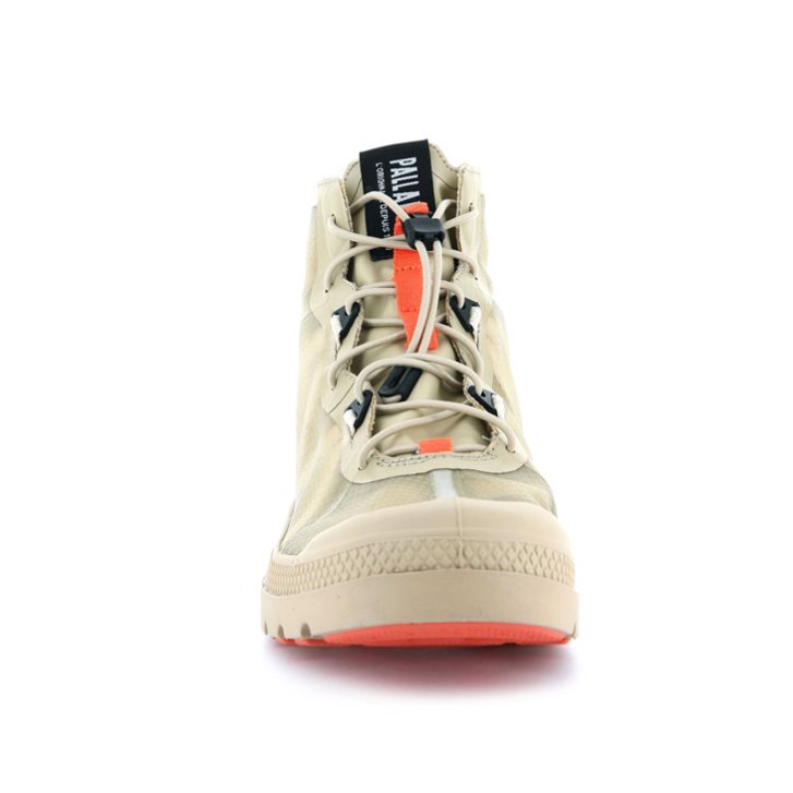 Baskets Palladium Travel Lite+ Adventure High Tops Homme Vert Olive | FR UJS198Z